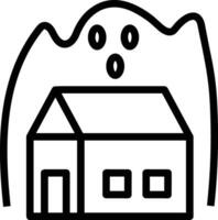 Home outline icon symbol vector image. Illustration of the house real estate graphic property design image