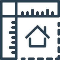 Home outline icon symbol vector image. Illustration of the house real estate graphic property design image