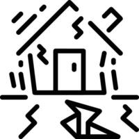 Home outline icon symbol vector image. Illustration of the house real estate graphic property design image