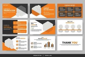 Business presentation template elements on a white background. Vector infographics. Use in Presentations, flyers and leaflets, corporate reports, marketing, advertising, annual reports, banner