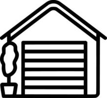 Home outline icon symbol vector image. Illustration of the house real estate graphic property design image