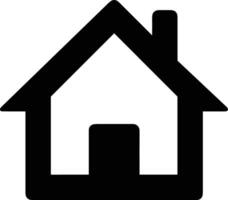 Home outline icon symbol vector image. Illustration of the house real estate graphic property design image