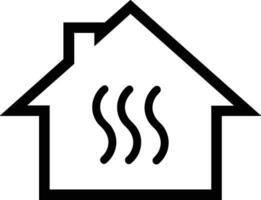 Home outline icon symbol vector image. Illustration of the house real estate graphic property design image