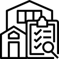 Home outline icon symbol vector image. Illustration of the house real estate graphic property design image