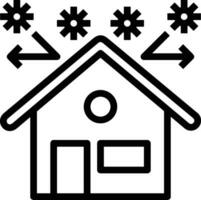 Home outline icon symbol vector image. Illustration of the house real estate graphic property design image