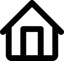 Home outline icon symbol vector image. Illustration of the house real estate graphic property design image