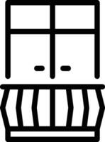 Home outline icon symbol vector image. Illustration of the house real estate graphic property design image