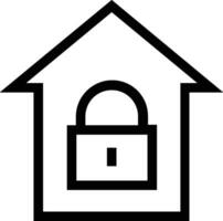 Home outline icon symbol vector image. Illustration of the house real estate graphic property design image