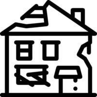 Home outline icon symbol vector image. Illustration of the house real estate graphic property design image