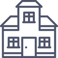 Home outline icon symbol vector image. Illustration of the house real estate graphic property design image