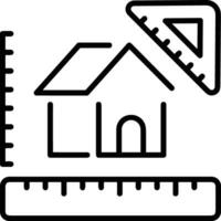 Home outline icon symbol vector image. Illustration of the house real estate graphic property design image