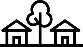 Home outline icon symbol vector image. Illustration of the house real estate graphic property design image