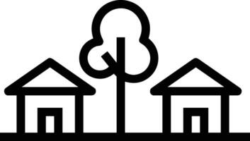 Home outline icon symbol vector image. Illustration of the house real estate graphic property design image