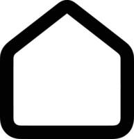 Home outline icon symbol vector image. Illustration of the house real estate graphic property design image