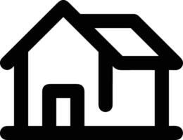 Home outline icon symbol vector image. Illustration of the house real estate graphic property design image