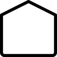 Home outline icon symbol vector image. Illustration of the house real estate graphic property design image