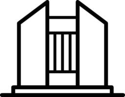 Home outline icon symbol vector image. Illustration of the house real estate graphic property design image