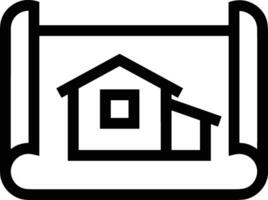 Home outline icon symbol vector image. Illustration of the house real estate graphic property design image