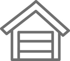 Home outline icon symbol vector image. Illustration of the house real estate graphic property design image