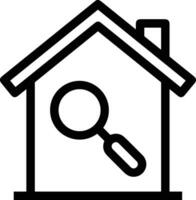 Home outline icon symbol vector image. Illustration of the house real estate graphic property design image