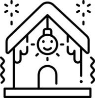 Home outline icon symbol vector image. Illustration of the house real estate graphic property design image