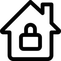 Home outline icon symbol vector image. Illustration of the house real estate graphic property design image