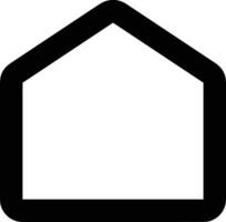 Home outline icon symbol vector image. Illustration of the house real estate graphic property design image