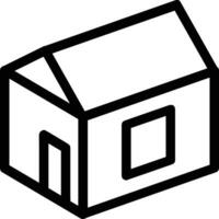 Home outline icon symbol vector image. Illustration of the house real estate graphic property design image