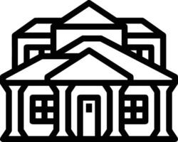 Home outline icon symbol vector image. Illustration of the house real estate graphic property design image