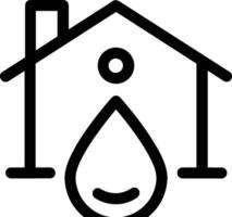 Home outline icon symbol vector image. Illustration of the house real estate graphic property design image