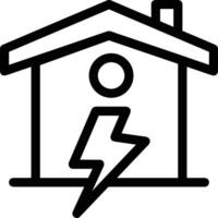 Home outline icon symbol vector image. Illustration of the house real estate graphic property design image