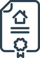 Home outline icon symbol vector image. Illustration of the house real estate graphic property design image