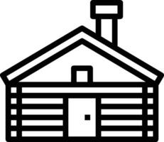 Home outline icon symbol vector image. Illustration of the house real estate graphic property design image