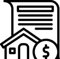 Home outline icon symbol vector image. Illustration of the house real estate graphic property design image
