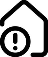 Home outline icon symbol vector image. Illustration of the house real estate graphic property design image