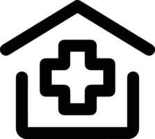 Home outline icon symbol vector image. Illustration of the house real estate graphic property design image