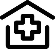 Home outline icon symbol vector image. Illustration of the house real estate graphic property design image