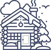 Home outline icon symbol vector image. Illustration of the house real estate graphic property design image