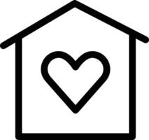 Home outline icon symbol vector image. Illustration of the house real estate graphic property design image