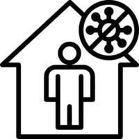 Home outline icon symbol vector image. Illustration of the house real estate graphic property design image