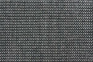 Black and white knitted wool texture photo