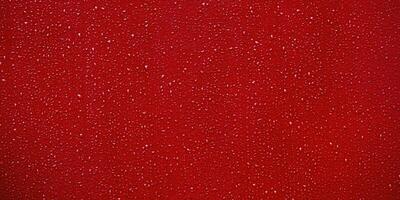 Red metallic background with raindrops. Banner size red painted background. photo