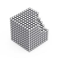 Abstract Stack of Chrome Metal Spheres Balls in Shape of Cube. 3d Rendering photo