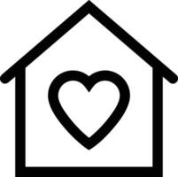 Home outline icon symbol vector image. Illustration of the house real estate graphic property design image