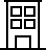 Home outline icon symbol vector image. Illustration of the house real estate graphic property design image