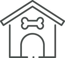 Home outline icon symbol vector image. Illustration of the house real estate graphic property design image