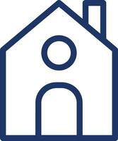 Home outline icon symbol vector image. Illustration of the house real estate graphic property design image