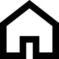 Home outline icon symbol vector image. Illustration of the house real estate graphic property design image