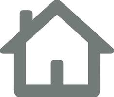 Home outline icon symbol vector image. Illustration of the house real estate graphic property design image