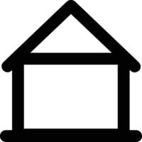 Home outline icon symbol vector image. Illustration of the house real estate graphic property design image